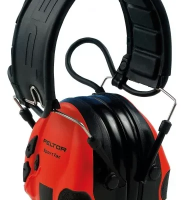 3M Peltor SportTac Electronic Earmuffs (Black/Red)