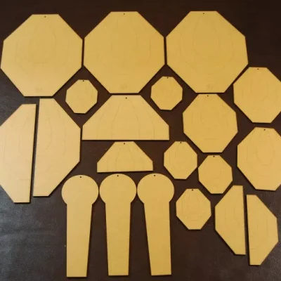 DAA Dry-Fire Target Set (Classic-IPSC)
