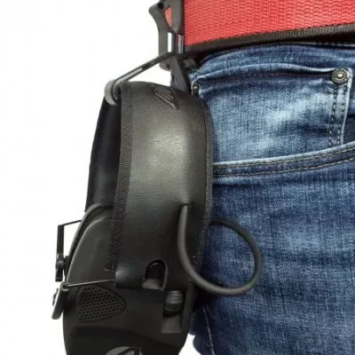 Magnetic Ear Muff Belt Clip by Double Alpha